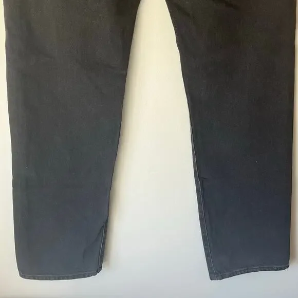 NWT! Zara Straight Leg Dark Gray High Rise Jean Size 4 - Picture 11 of 13